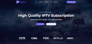 IPTV website template